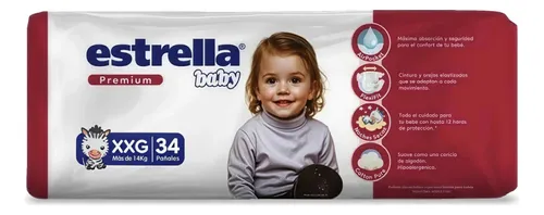 ESTRELLA PAÑALES PREMIUM XXG X34 – Pañalera Belyan